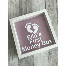 Load image into Gallery viewer, Personalised 'First Money Box' Baby Boys, Saving Gift