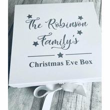 Load image into Gallery viewer, Personalised Family White Christmas Eve Box Keepsake Gift