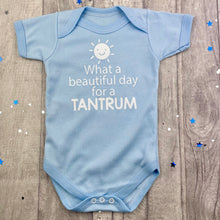 Load image into Gallery viewer, Newborn Baby Tantrum Quote Short Sleeve Romper Vest - Little Secrets Clothing