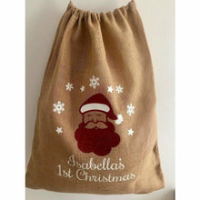 Load image into Gallery viewer, Personalised 'First Christmas' Gift Sack