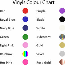 Load image into Gallery viewer, Self-adhesive Vinyl Colour Chart