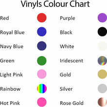 Load image into Gallery viewer, Self-adhesive Vinyl Colour Chart