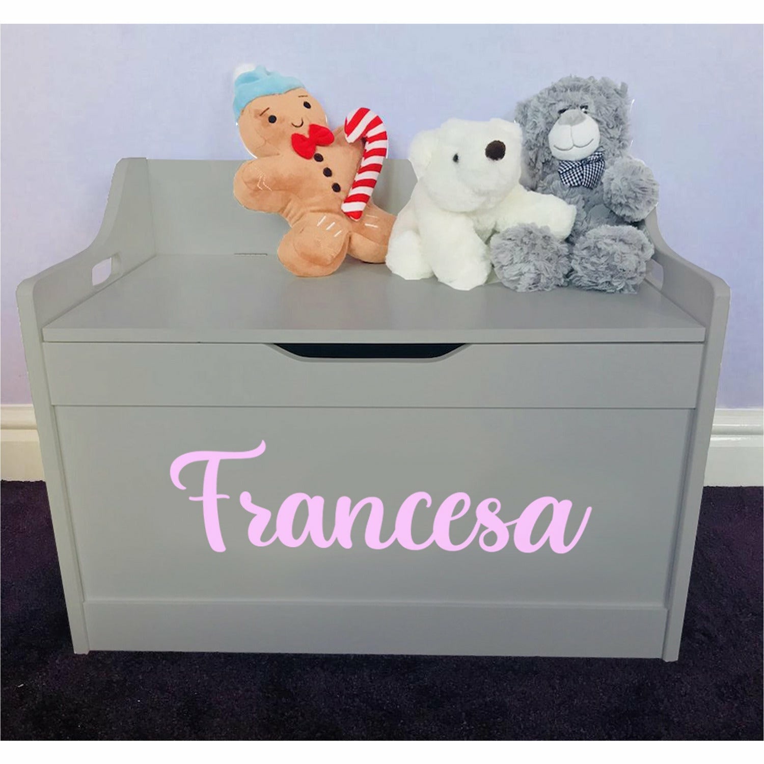 Personalised toy box girl on sale