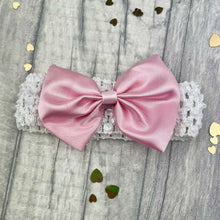 Load image into Gallery viewer, Headband with Detachable Bow Clip, Little Secrets Signature Bow Headband, Baby Girl Hair Accessory