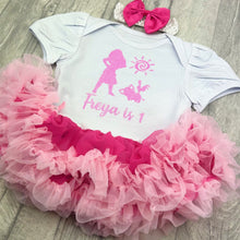 Load image into Gallery viewer, Personalised Disney 1st Birthday Moana Tutu Romper with Headband
