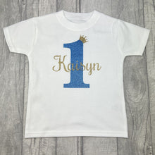 Load image into Gallery viewer, Children&#39;s Personalised Birthday T-shirt
