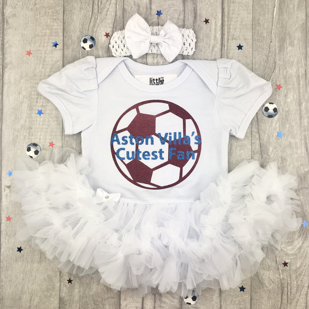 Baby Girls Aston Villa's Cutest Fan Tutu Romper - Little Secrets Clothing