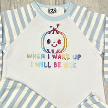 Load image into Gallery viewer, Cocomelon When I Wake Up I Will Be Birthday Blue Pyjamas - Little Secrets Clothing
