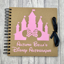 Load image into Gallery viewer, Personalised Disney Autographs Scrapbook Gift, Holiday Memories
