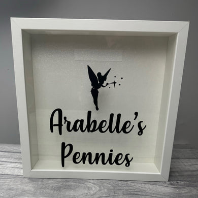 Personalised Disney Fairy Tinker Bell Saving Fund Money Box