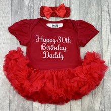 Load image into Gallery viewer, Happy 30th Birthday Daddy Tutu Romper
