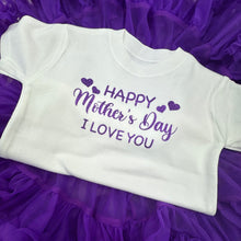 Load image into Gallery viewer, Happy Mother&#39;s Day Girls Purple Boutique Outfit Set

