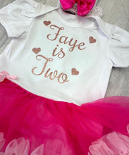 Load image into Gallery viewer, Girls 2nd Birthday Toddler Tutu Romper
