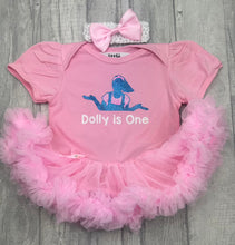 Load image into Gallery viewer, Personalised Miss Rachel Birthday Tutu Romper Dress
