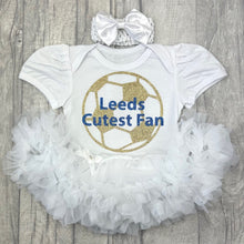 Load image into Gallery viewer, Leeds Cutest Fan Tutu Romper
