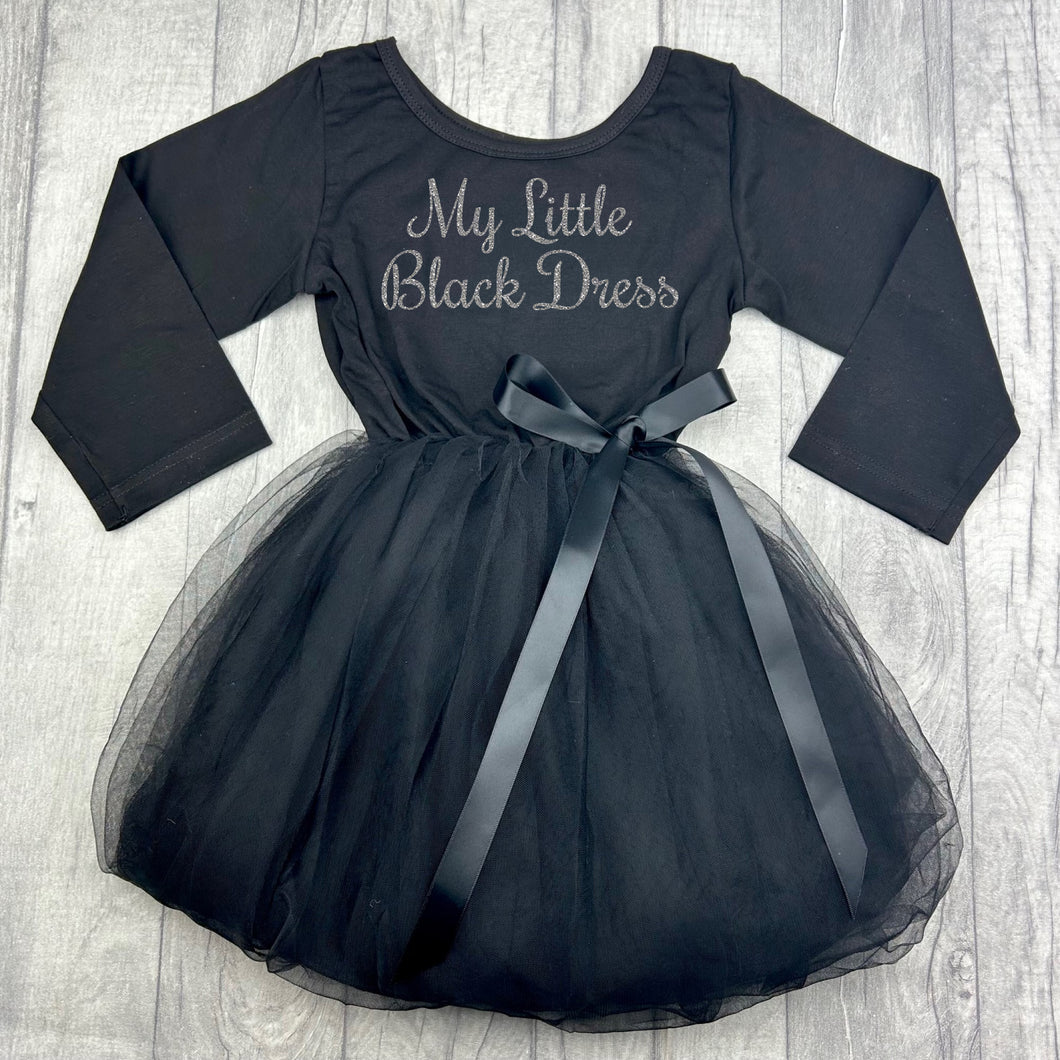 My Little Black Dress Girls Long Sleeve Black Tutu Dress Little Secrets My Little Black Dress Girls Long Sleeve Black Tutu Dress Little Secrets