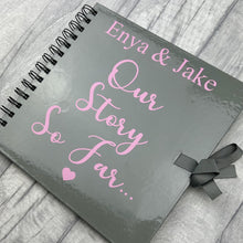 Load image into Gallery viewer, Personalised Couples Scrapbook Gift, Our Story So Far...
