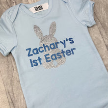 Load image into Gallery viewer, Personalised 1st Easter Baby Boy Romper
