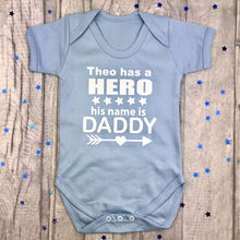 Load image into Gallery viewer, Personalised Daddy Hero Bodysuit
