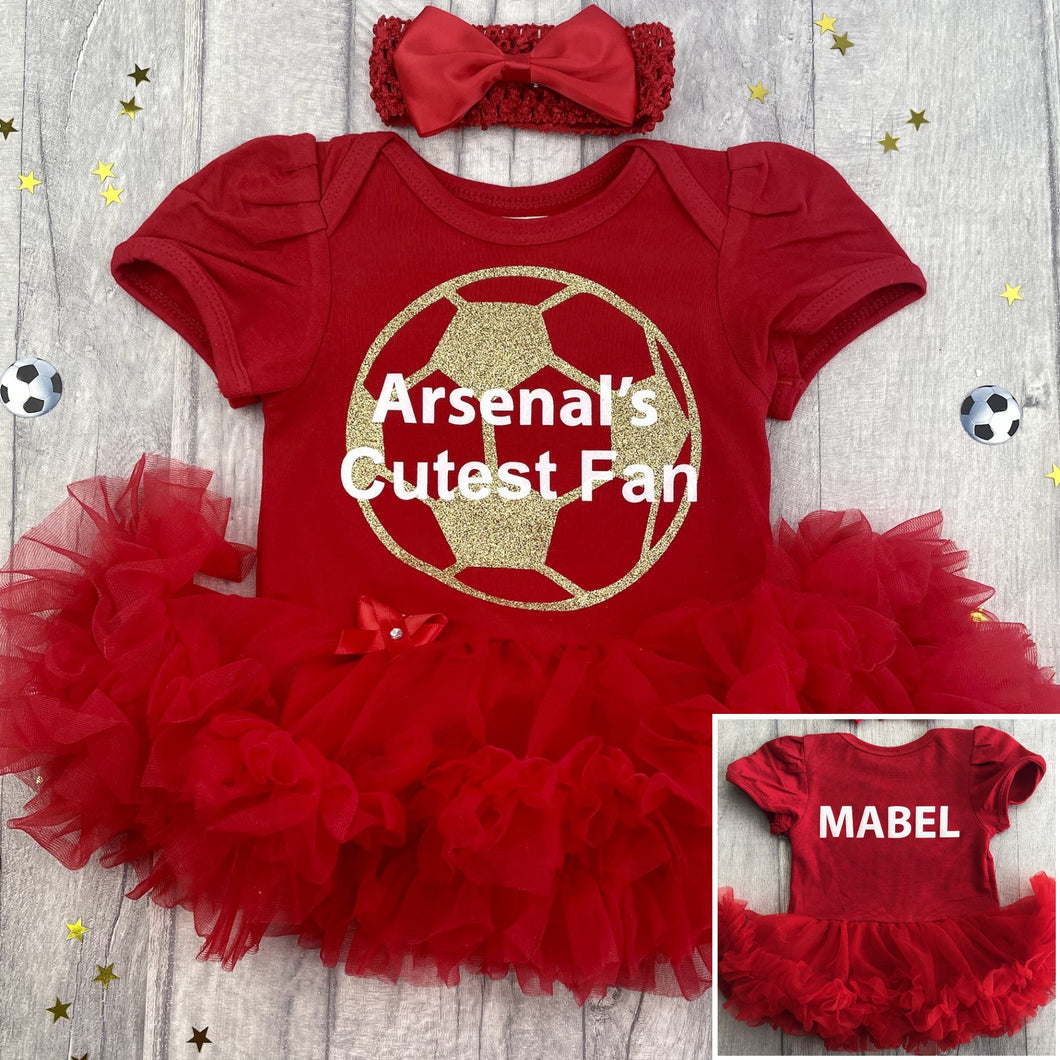 Personalised Arsenal’s Cutest Fan Tutu Romper