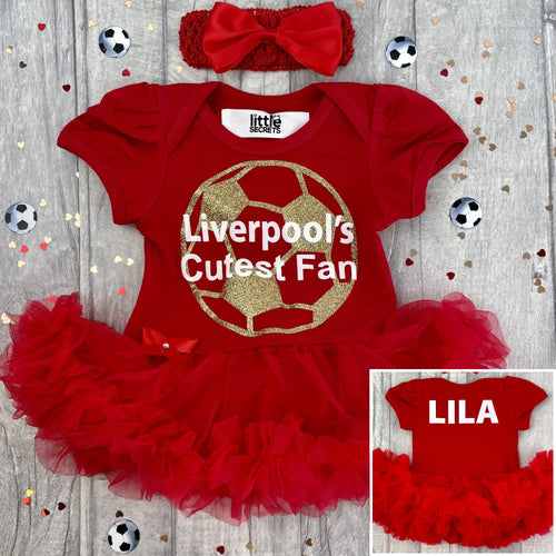 Personalised Liverpool’s Cutest Fan Tutu Romper - Little Secrets Clothing