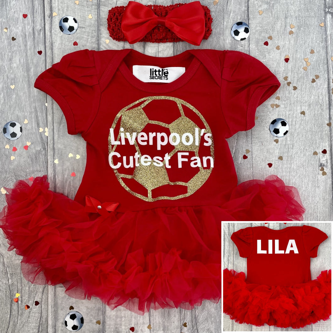Personalised Liverpool’s Cutest Fan Tutu Romper - Little Secrets Clothing