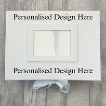 Load image into Gallery viewer, Customise Your Own White Photo Ribbon Box
