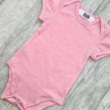 Load image into Gallery viewer, Custom Your Own Pink Short Sleeve Baby Romper
