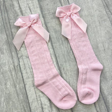 Load image into Gallery viewer, Baby Girl Knee High Socks in Pink
