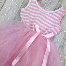 Load image into Gallery viewer, Pink Sleeveless Tutu dress Girls Summer Dress
