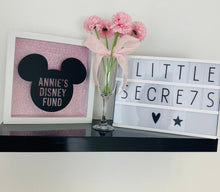 Load image into Gallery viewer, Personalised Disney Fund Mickey Mouse Saving Money Box - Little Secrets Clothing
