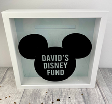 Load image into Gallery viewer, Personalised Disney Fund Mickey Mouse Saving Money Box
