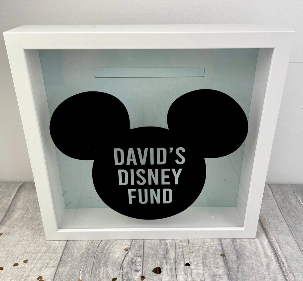 Personalised Disney Fund Mickey Mouse Saving Money Box