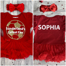 Load image into Gallery viewer, Personalised Sunderland&#39;s Cutest Fan Tutu Romper
