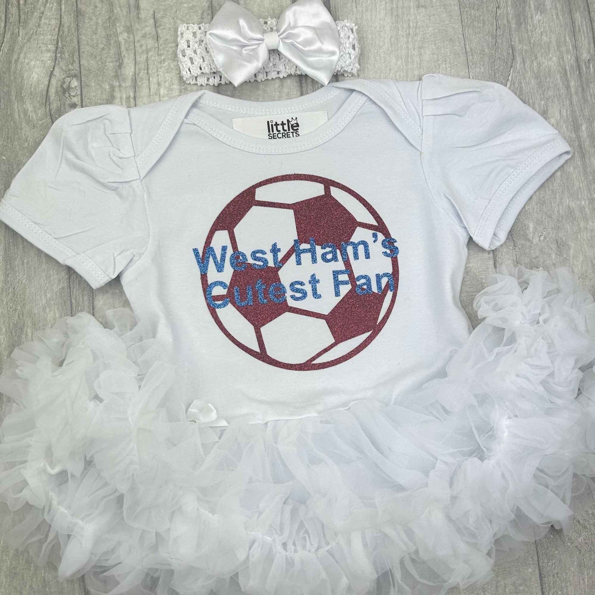 Ham Kit West Ham Baby Grow Newborn Baby Girls West Ham's Cutest