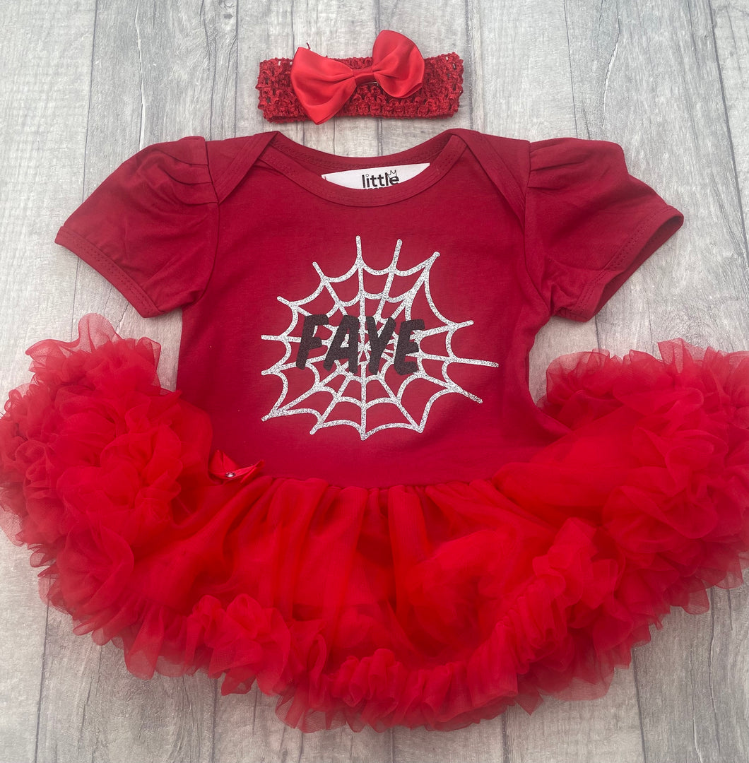 Madame Web Superhero Tutu Romper, Newborn Baby Gift