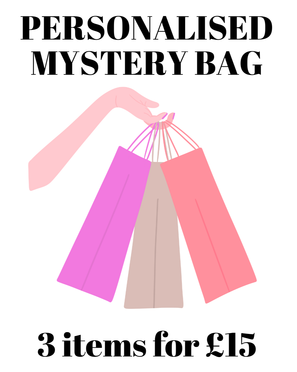 Personalised Baby Girl's Mystery bag JUST £15