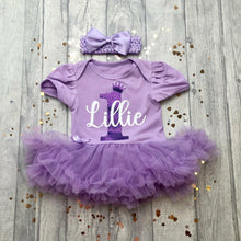 Load image into Gallery viewer, Personalised 1st Birthday Tutu Romper
