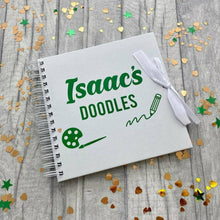 Load image into Gallery viewer, Personalised &#39;Doodles&#39; Notebook / Scrapbook 
