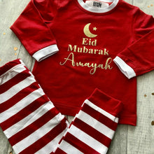 Load image into Gallery viewer, Eid Mubarak Personalised Pyjamas
