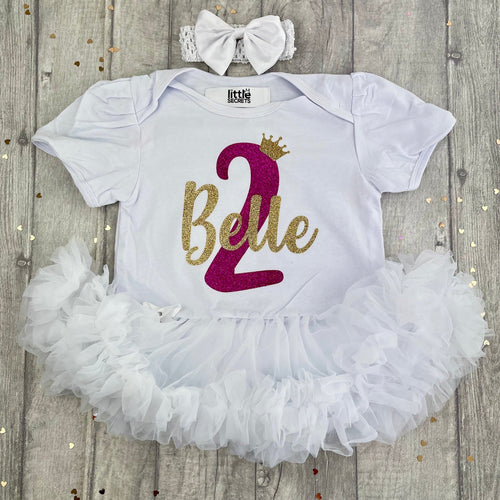 Personalised 1st or 2nd Birthday Tutu