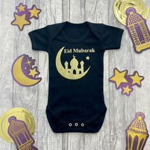 Load image into Gallery viewer, Eid Mubarak Newborn Baby Romper
