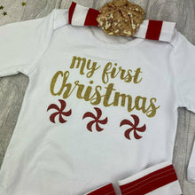 Load image into Gallery viewer, My First Christmas Outfit Set
