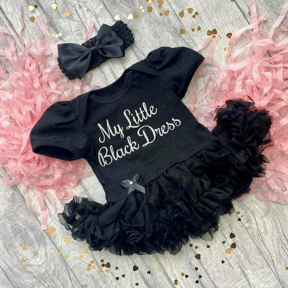 Little black dress baby onesie best sale