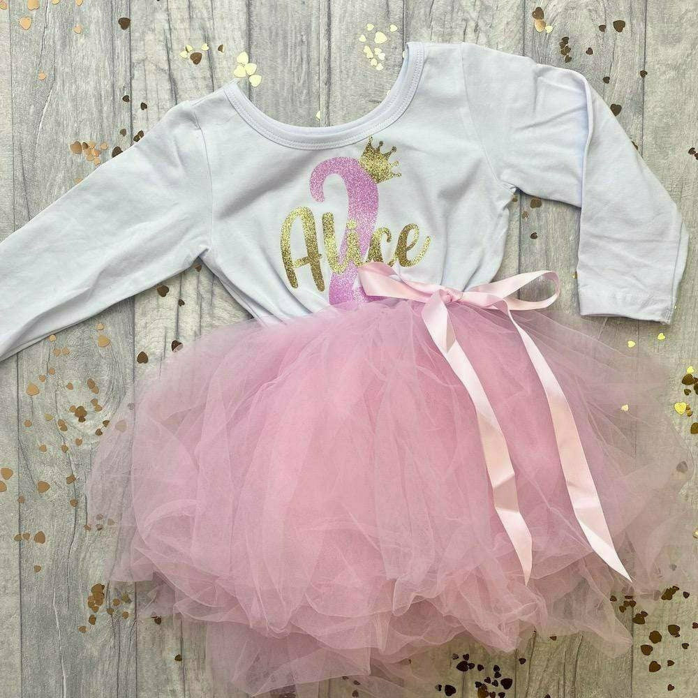 Girl's Personalised Birthday Tutu Dress