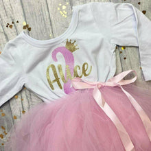Load image into Gallery viewer, Girl&#39;s Personalised Birthday Tutu Dress
