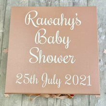 Load image into Gallery viewer, Personalised Baby Shower Gift Keepsake Box
