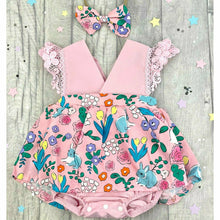 Load image into Gallery viewer, Baby Girl Easter Bunny Bloomer Dress - Little Secrets Clothing
