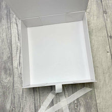 Load image into Gallery viewer, Personalise Your Own White Gift Keepsake Ribbon Box
