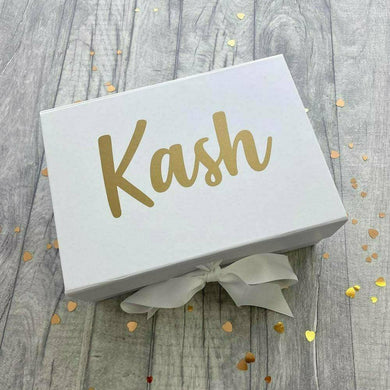 Personalised Keepsake Gift Box, Small Memory Box